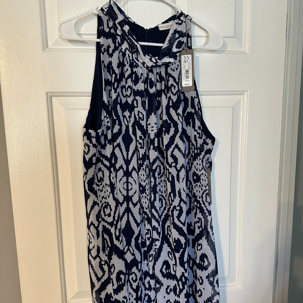 NWT Size XL Eva Mendes Print Dress
